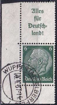 DR S139 gestempelt mit Eckrand links unten (1936/MH36)