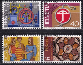 CH 1206-1209 gestempelt