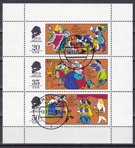 DDR 2096-2098 gestempelt Kleinbogen (2)
