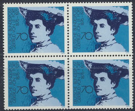 BRD 829 postfrisch Viererblock
