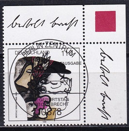 BRD 1972 gestempelt ESST mit Eckrand rechts oben
