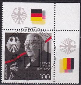 BRD 1904 gestempelt mit ESST und Eckrand rechts oben