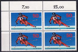 BRD 958 postfrisch Viererblock mit Eckrand links oben
