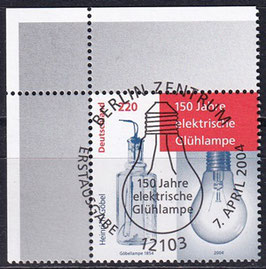 BRD 2395 gestempelt ESST Eckrand links oben