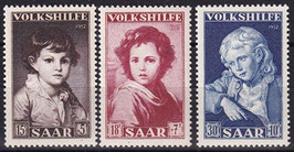 SAAR 338-340 postfrisch