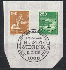 BERL 670+671   mit Ersttagsonderstempel