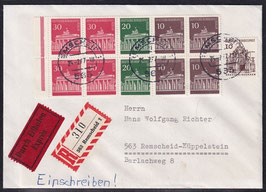 BERL-B H-Blatt 13 auf Brief (Einschreiben / Durch Eilboten)