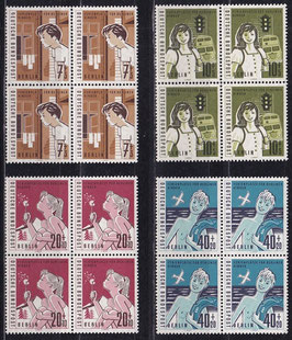 BERL 193-196 postfrisch Viererblocksatz