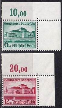 DR 673-674 postfrisch mit Eckränder rechts oben