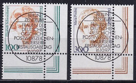 BRD 1955-1956 gestempelt mit ESST und Eckrand rechts unten