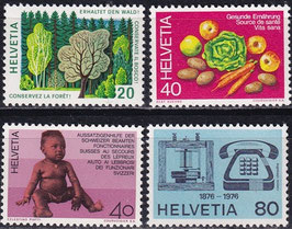 CH 1069-1072 postfrisch