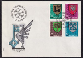 CH-FDC 1142-1145 Ersttagsbrief