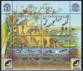AT Block 16; 2381-2384 gestempelt