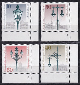 BERL 603-606 postfrisch mit Eckrand rechts unten (FN)