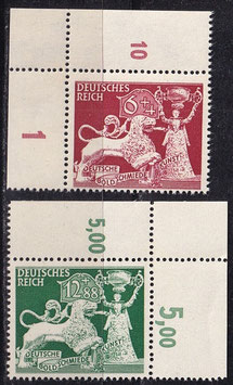 DR 816-817 postfrisch mit Eckränder