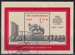 DDR Block 89; 3123 gestempelt