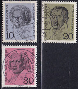 BRD 616-618 gestempelt
