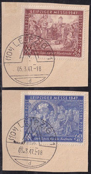 ABGA 941-942 IIB gestempelt mit Sonderstempel auf Briefstück