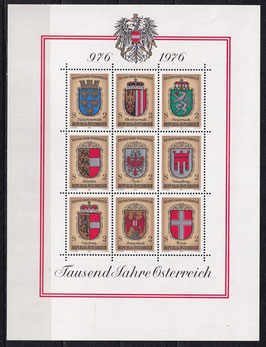 AT Block 4; 1522-1530 postfrisch