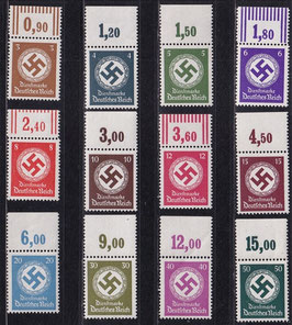DR-DI 166-167 postfrisch mit Oberrand