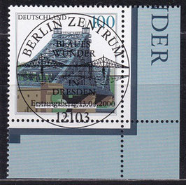 BRD 2109 gestempelt ESST mit Eckrand rechts unten