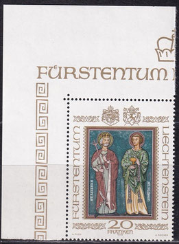 LIE 734 postfrisch mit Eckrand links oben