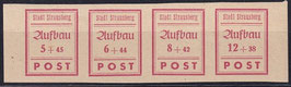 LOK-Strausberg 35B-37B postfrisch  Viererstreifen