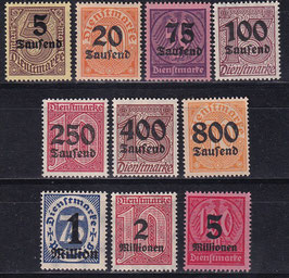 DR-DI 89-98 postfrisch