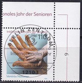 BRD 2027gestempelt ESST mit Eckrand rechts oben