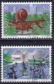 CH 1349-1350 gestempelt