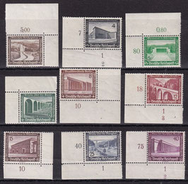 DR 634-632 postfrisch mit Eckränder und teils Formnummern