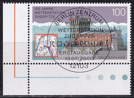 BRD 2127 gestempelt ESST mit Eckrand links unten