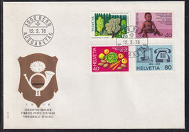 CH-FDC 1069-1072 Ersttagsbrief