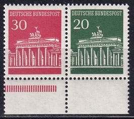 BRD W25 postfrisch mit Bogenrand (MH12)