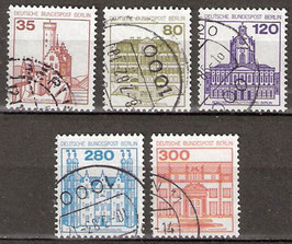 BERL 673A-677A gestempelt