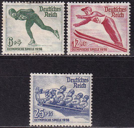 DR 600-602 ungebraucht mit Falz