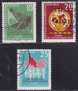DDR 657-659 philat. Stempel