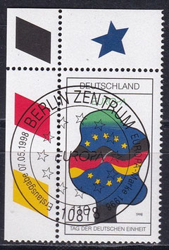 BRD 1985 gestempelt ESST mit Eckrand links oben