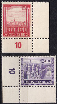 DR 804-805 postfrisch mit Eckränder