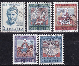 CH 836-840 gestempelt