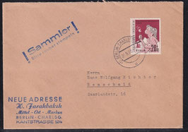 BERL-B 195 Brief Einzelfrankatur