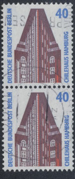 BERL 816 gestempelt senkrechtes Paar