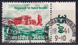 DR 750 gestempelt mit Bogenrand rechts