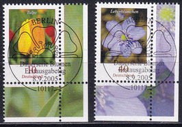 BRD 2484-2485 A gestempelt mit Eckrand rechts unten