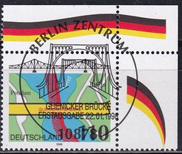 BRD 1967 gestempelt ESST mit Eckrand rechts oben