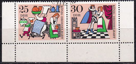 DDR 1327-1328 philat. Stempel Zusammendruck