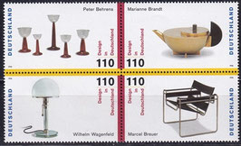 BRD 2001-2004 postfrisch Zusammendruck aus Block 45