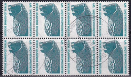 BERL 863 gestempelt 8er-Block