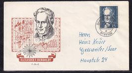 SAAR-B 448 auf Brief FDC