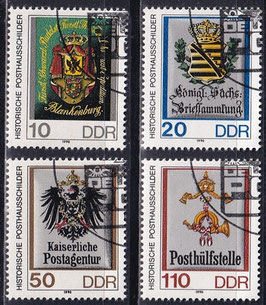 DDR 3302-3305 philat. Stempel